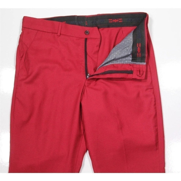 Custom Made! Solid Red Short Sleeve Pakistani Kurta 2-Piece Suit 34x26 - 40/Med - Picture 12 of 12